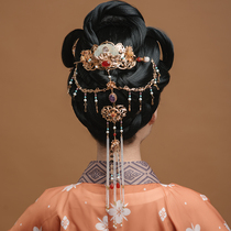 Jis small building appreciates the ancient style of the original tassel hair accessories hair crown double-use Hanfu