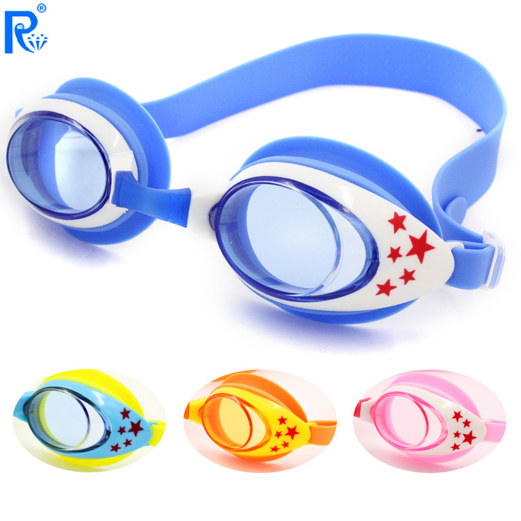 Ruihe Children and Adolescents Anti-Fog HD Fashion Star Swimming Goggles Unisex 4000