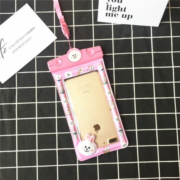 Camera dưới nước điện thoại túi chống nước spa bơi điện thoại di động phổ iPhone7plus màn hình cảm ứng túi 6s lặn mẫu bikini kín đáo