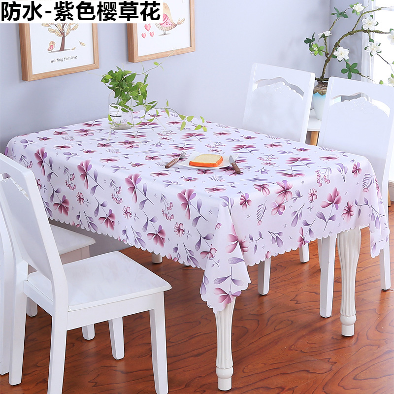Bắc Âu nhỏ ins tươi khăn trải bàn dầu không thấm nước nóng trong gia đình thuần dùng một lần bảng đỏ bàn khăn trải bàn bằng vải bông cà phê - Khăn trải bàn khan trải bàn