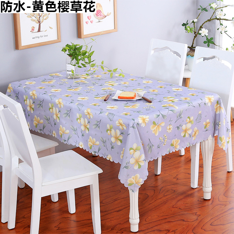 Bắc Âu nhỏ ins tươi khăn trải bàn dầu không thấm nước nóng trong gia đình thuần dùng một lần bảng đỏ bàn khăn trải bàn bằng vải bông cà phê - Khăn trải bàn khan trải bàn
