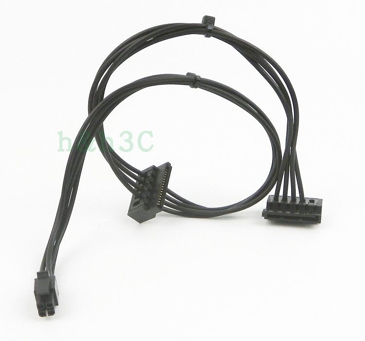 Brand machine Main board Mini 4P power outlet small 4pin turn sata serial port power cord 1 minute 2 double hard disc power supply line