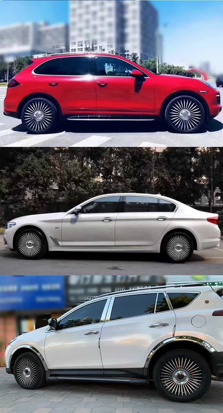Hệ thống treo thay đổi bánh xe màu đỏ cho Land Rover Range Rover Audi Mercedes Tucson 17/18/19 inch BMW 	mâm xe ô tô chính hãng