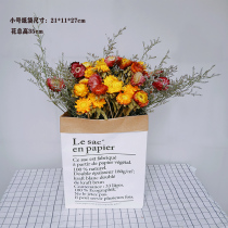 Air dried flowers Nordic ins daisy flower arrangement flower gift coffee table TV cabinet table flower art home Flower