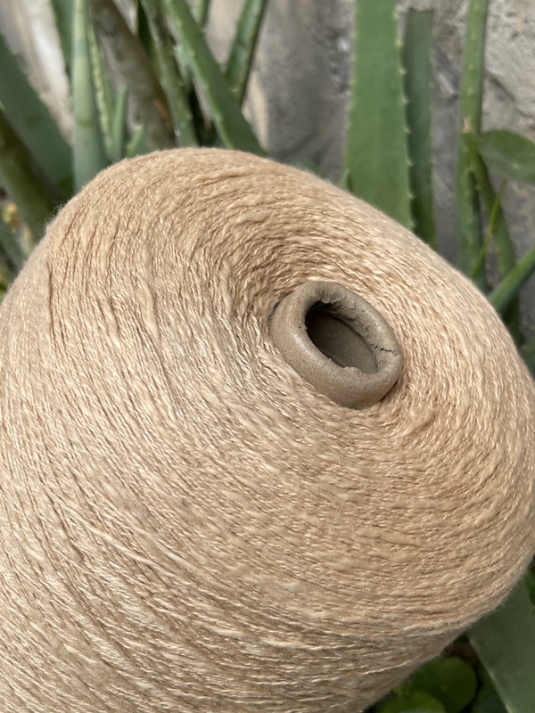 Price: 500 Grams Pure Natural Linen-Cotton Blended Bulky Yarn Bamboo Yarn Cloud Yarn Hand-Knitted Summer Yarn