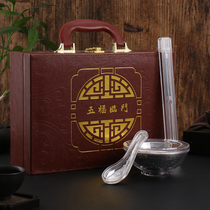 Silver bowl chopsticks three sets of silver tableware silver plated set crafts will sell tourism gifts gift gifts gifts