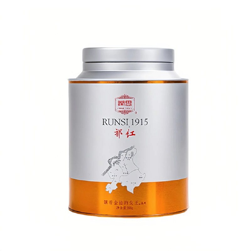 润思祁门红茶香螺毛峰罐装200g