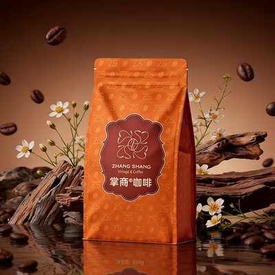 掌商山丘拼配云南中深烘焙咖啡豆