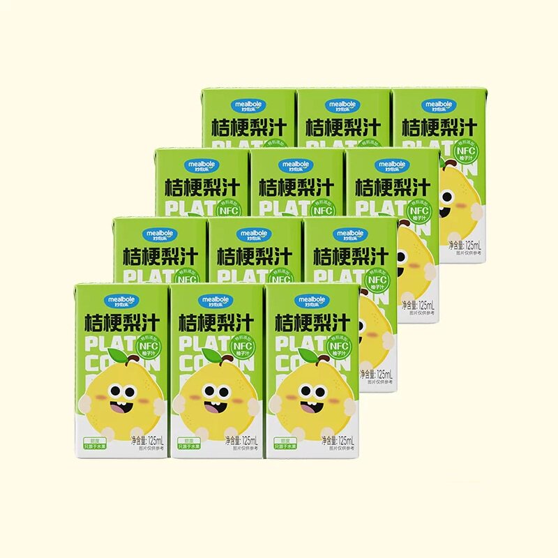 妙伯乐润喉清嗓桔梗梨汁125ml*12瓶