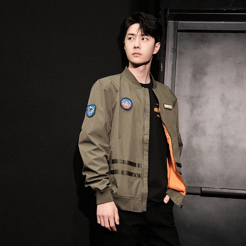 Wang Yibo's Same Style Clothing 2026 Spring and Autumn New Korean Version Baseball Uniform Flight Jacket Casual Workwear Jacket for Men