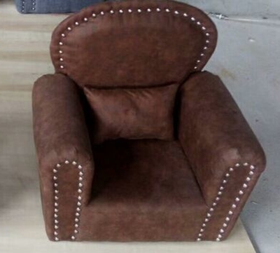 Photo studio photo auxiliary props new hundred days baby photography seat newborn full moon shape wooden small sofa