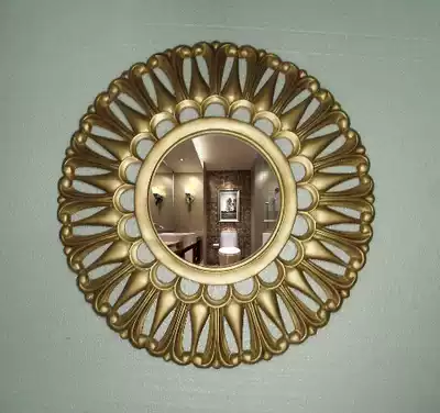 European creative bathroom mirror porch mirror decorative mirror bar hotel TV background wall decoration mirror