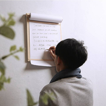 Nordic INS style drawing board wooden cafe wall decoration home hand-painted message board notice adult handwriting board