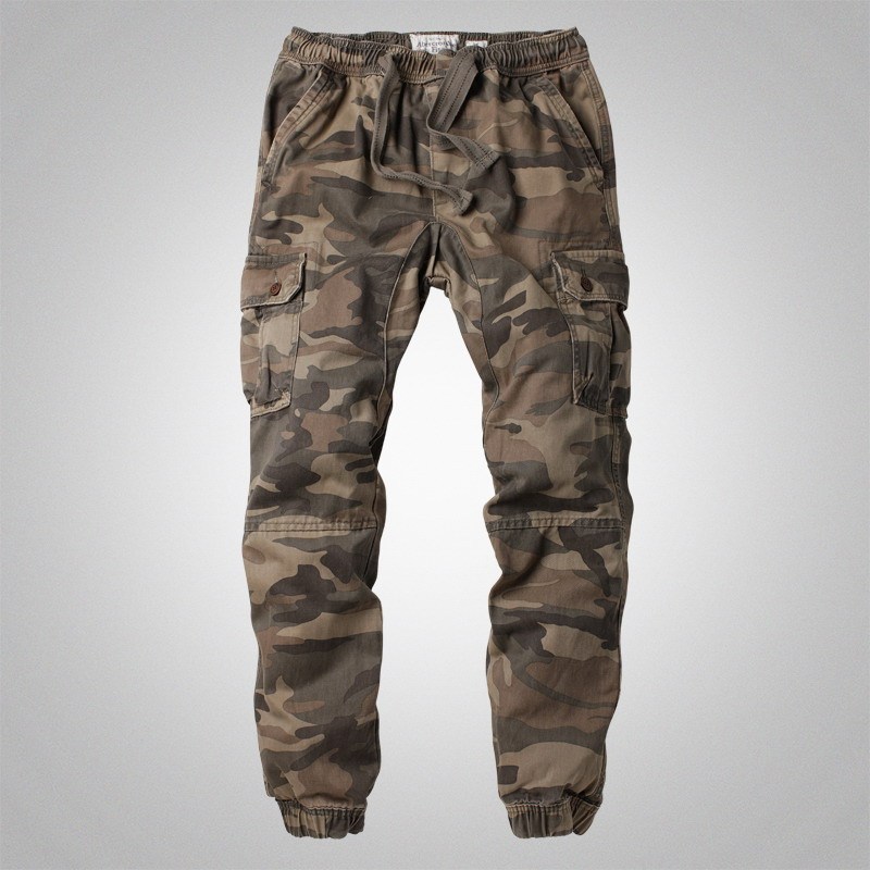 Heavy-Duty Cargo Pants for Women, Casual Straight-Leg, Slim Fit, Stylish, Multi-Pocket, Military Camouflage Pants, Sports Outdoor Jogger Pants