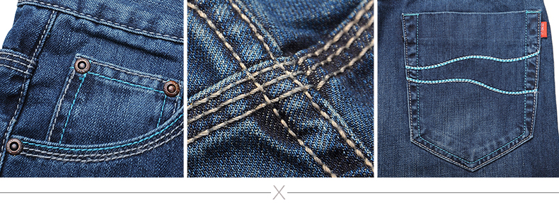 Jeans droite en vrac YZGF en coton pour automne - Ref 1462317 Image 36