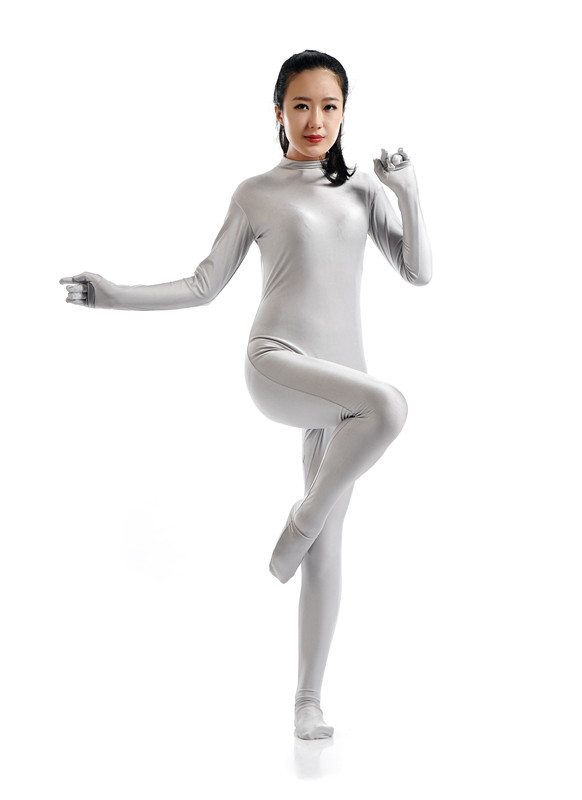 Bar toàn quần bao gồm quần áo tàng hình Lycra liền mạch jumpsuit nam và nữ COS trang phục sân khấu sáng tạo đạo cụ áo tắm một mảnh