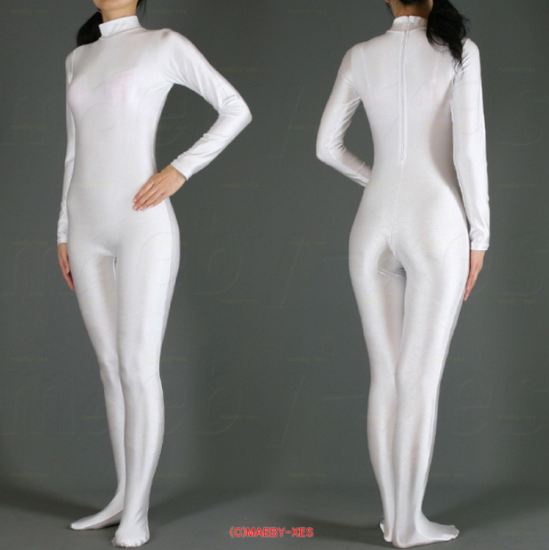 ZENTAI tất cả các bao gồm vớ ​​màu rắn ăn mặc thể dục dụng cụ trang phục sân khấu COS quần áo jumpsuit corset