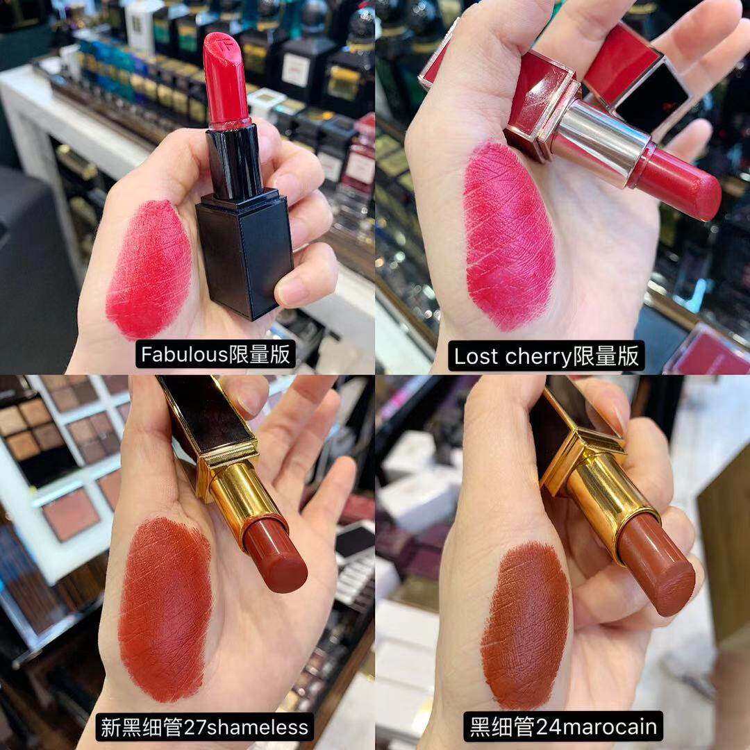 TOM FORD TF lipstick black tube 16 new black thin tube 26 To die for 1X MAURICE 24