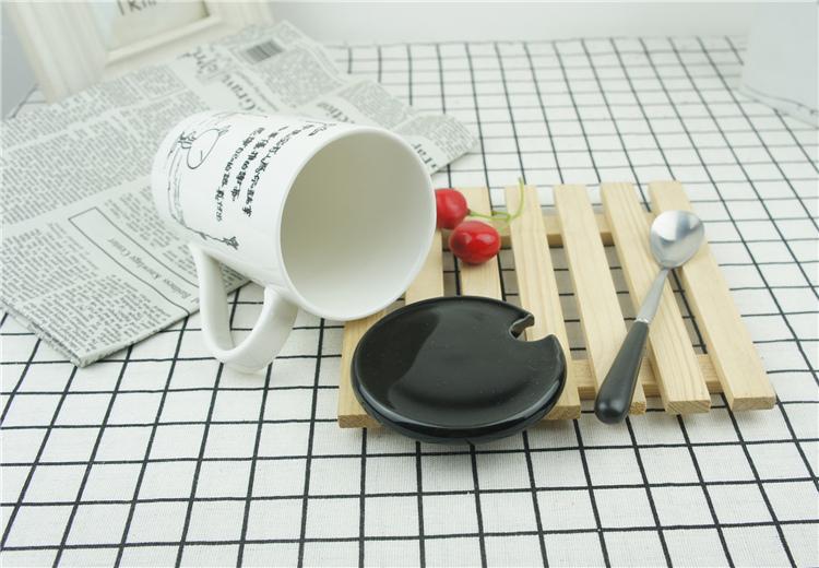 Cốc gốm sáng tạo vài ly đơn giản dung tích lớn uống nước cốc cà phê cốc sữa có nắp tùy chỉnh - Tách bình giữ nhiệt 1000ml