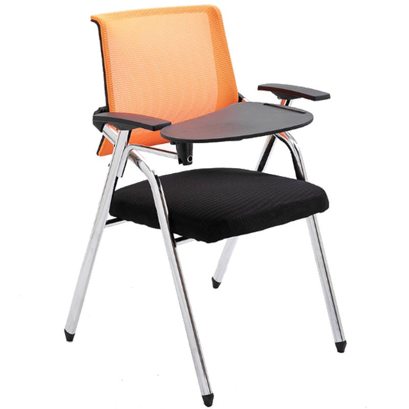 Office Staff Meeting Chair with Table Board Students Listening to Table Chair Training Chair with Writing Plate