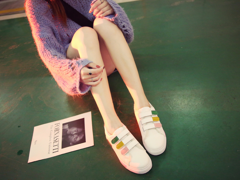 Mùa đông mới giúp giày cotton thấp Nữ sinh viên Hàn Quốc giữ ấm đôi giày trắng cộng với đôi giày nhung dày thể thao thông thường giày the thao nữ cao cấp