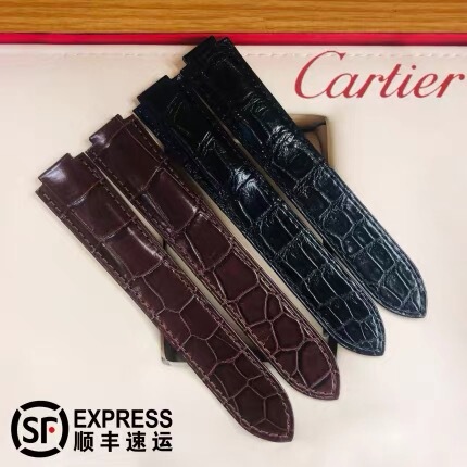 Original Cartier Blue Balloon Watch Strap for Men and Women, Crocodile Leather Tank London Santos Accessories Original Cartier Blue Balloon Watch Strap for Men and Women, Crocodile Leather Tank London Santos Accessories
