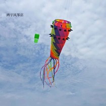 New internet celebrity kite rotating tail tumbler tail 4 meters 6 meters internet celebrity rotating tail kite tail