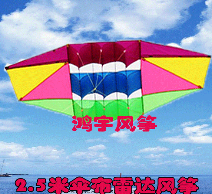  Umbrella Breda kite 2 5 m stereo radar kite flying well