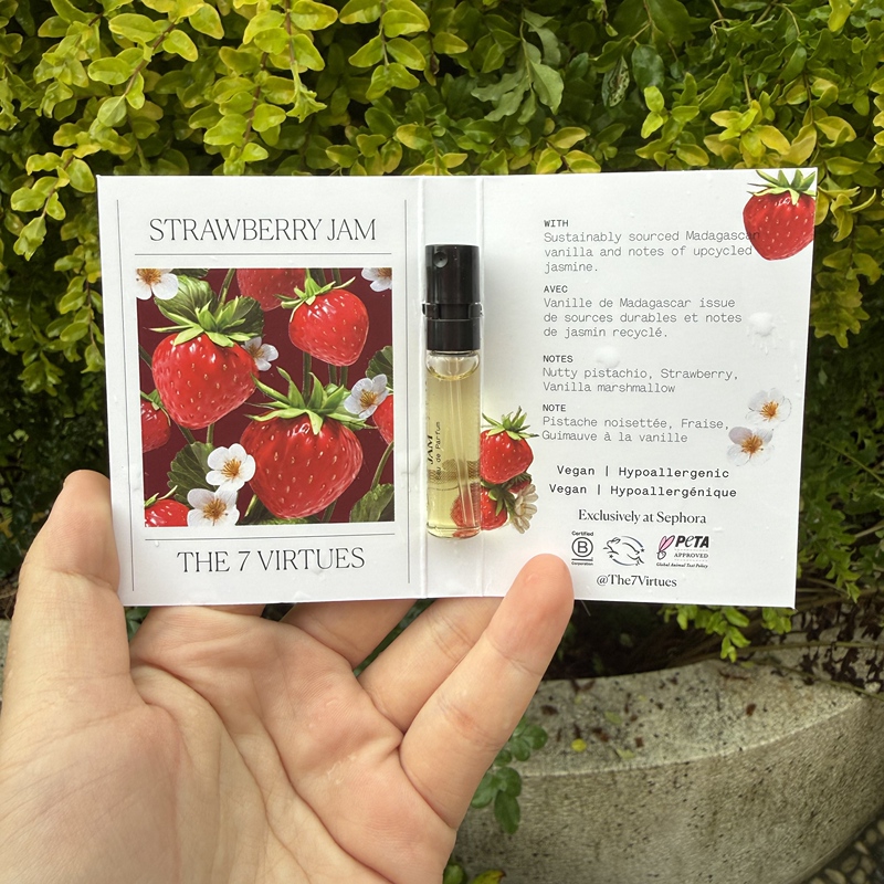 The 7 Virtues Strawberry Jam Perfume Warm Gourmet Fragrance 1.7ml The 7 Virtues Strawberry Jam Perfume Warm Gourmet Fragrance 1.7ml