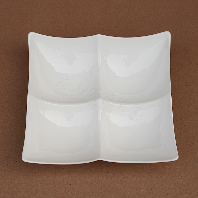 8 inch four - series bowl of shaped bowl Tangshan pure white bone ceramic bowl transparent bone ceramic tableware ceramic tableware