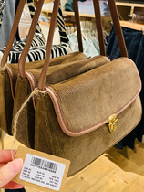 brandy corduroy shoulder bag female 2020 New Tide baguette bag underarm bag women Autumn Winter small bag