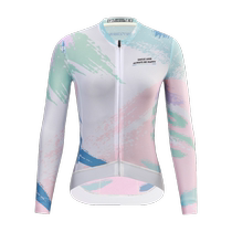 XINTOWN summer new long-sleeved cycling suit for women Caiyu womens long suit road bike cycling suit for women breathable