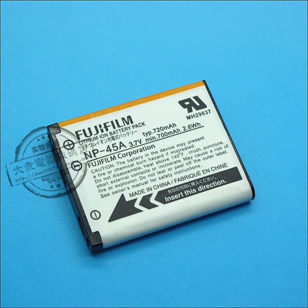 Fujifilm Fuji NP45 NP-45A pin máy ảnh gốc JX505 JZ305 JV155 mini90 - Phụ kiện máy ảnh kỹ thuật số túi máy ảnh mini