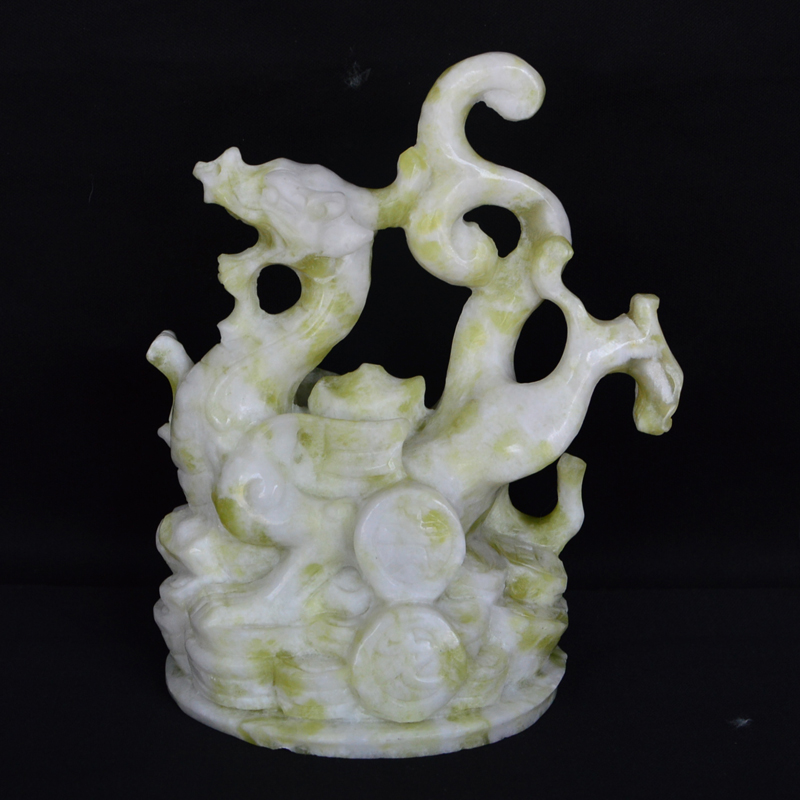 Shaanxi Blue Fields Jade Four Major God Beast Swing Piece Crafts Qinglong White Tiger Juxuan Xuan Wufeng Shui Feng Shui and Town Residence