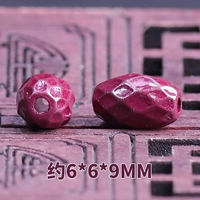 Синий Z184 блестящие бочковые бусы 16