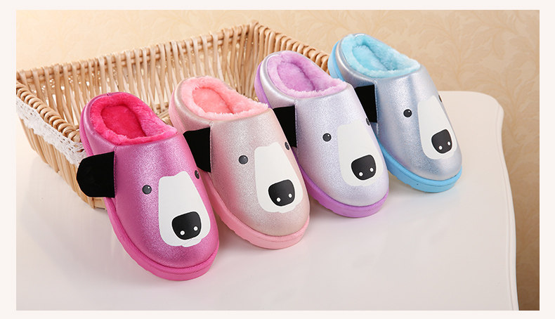Pantoufles enfants en autre pour hiver - semelle caoutchouc - Ref 1011444 Image 28