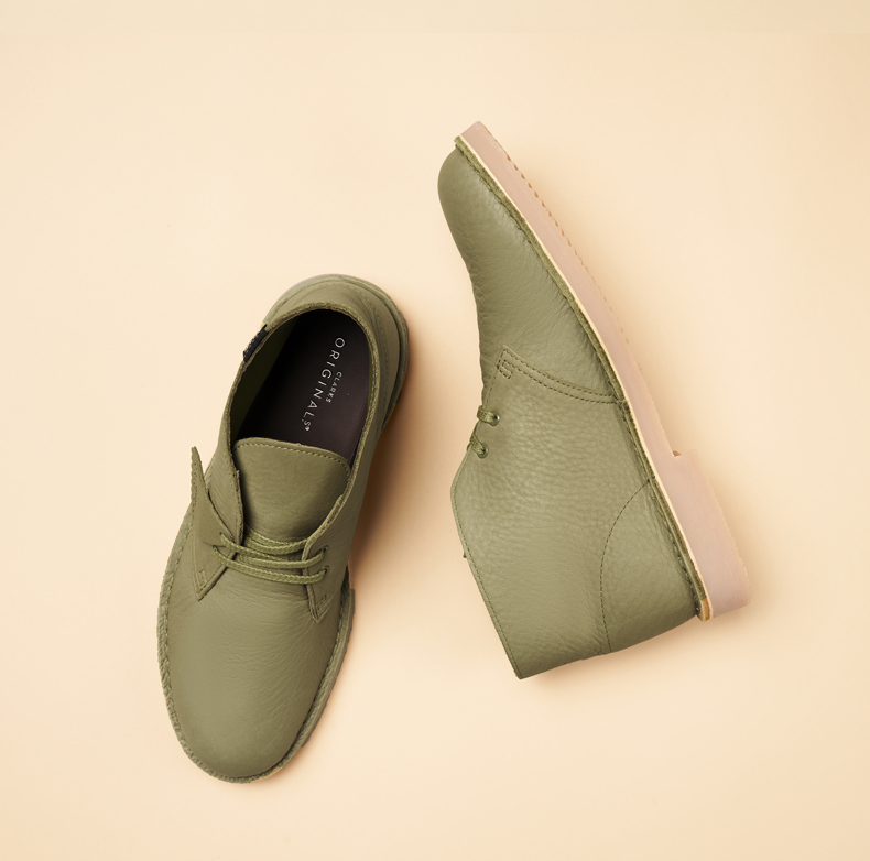 英国 Clarks 其乐 DesertBoot 经典英伦牛皮沙漠靴 GTX防水薄膜 图1
