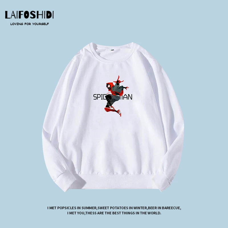 Air jordan, астронавт, men's thin sweatshirt for students, Marvel, Spiderman, European style, Korean style