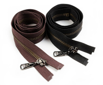 Down jacket No 5 metal zipper length 70 80 cm Copper color clothing clothing placket zipper sewing accessories