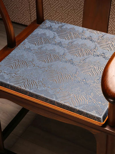 新中式坐垫红木沙发座垫实木圈椅太师椅垫冬季乳胶坐垫茶桌餐垫子