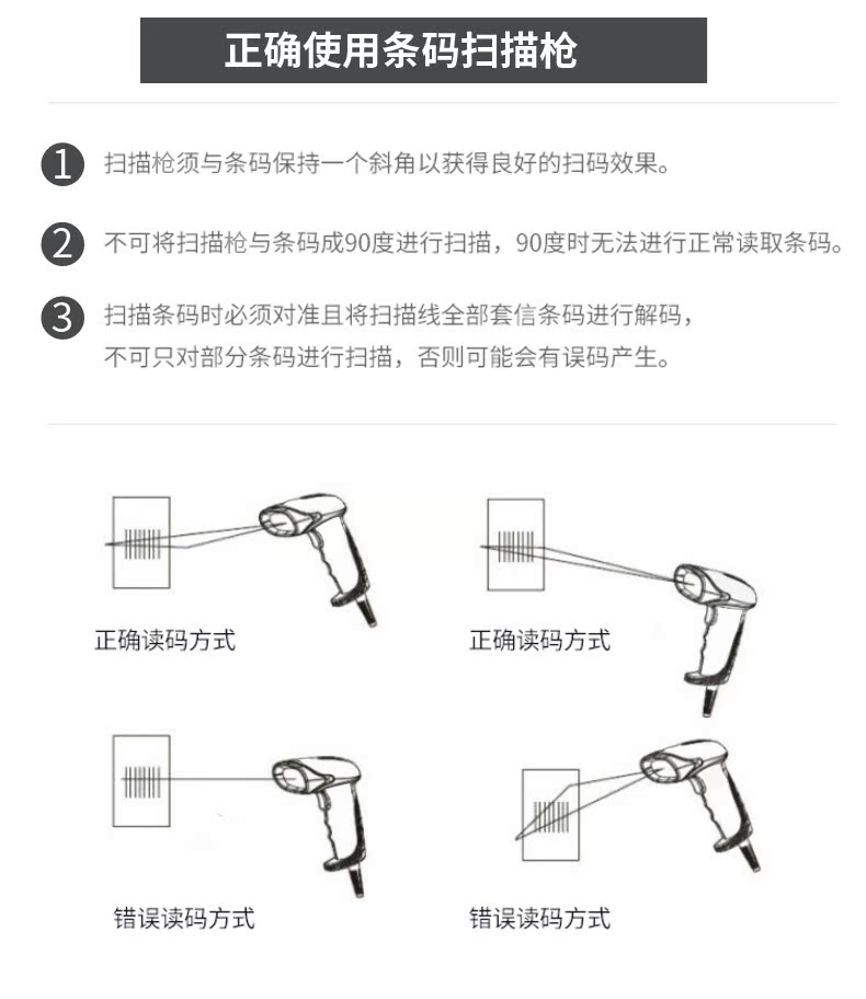 Aibo siêu thị súng quét không dây mã quét súng để lấy tài nguyên nông nghiệp thuốc trừ sâu phân bón cáp QR mã vạch quét mã vạch có thể được truy tìm thông tin điện tử mã thú y cửa hàng máy quét trang trại máy in - Thiết bị mua / quét mã vạch