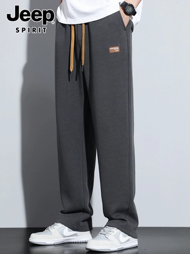 Jeep, мужской джип, летние тонкие штаны, свободный прямой крой