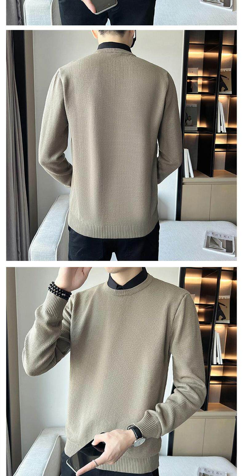 Джип, трикотажная рубашка, мужской демисезонный свитер, элитный трикотажный комплект, облегающий крой, стиль jeep spirit 