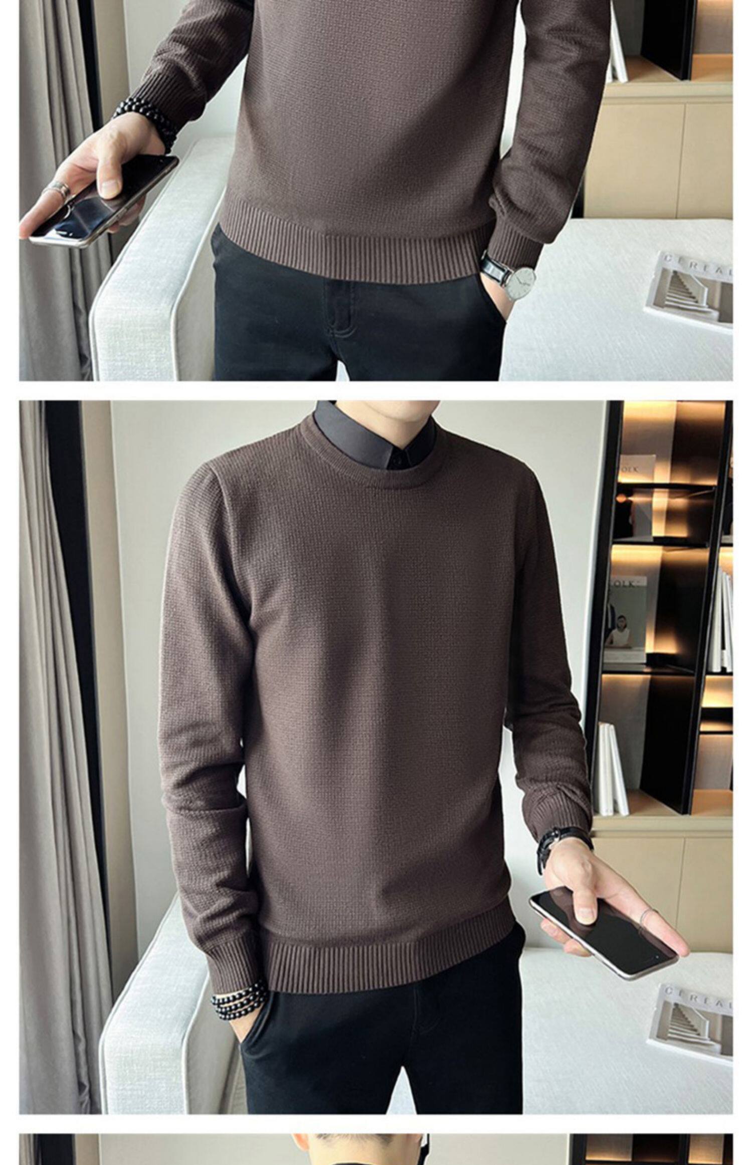 Джип, трикотажная рубашка, мужской демисезонный свитер, элитный трикотажный комплект, облегающий крой, стиль jeep spirit 