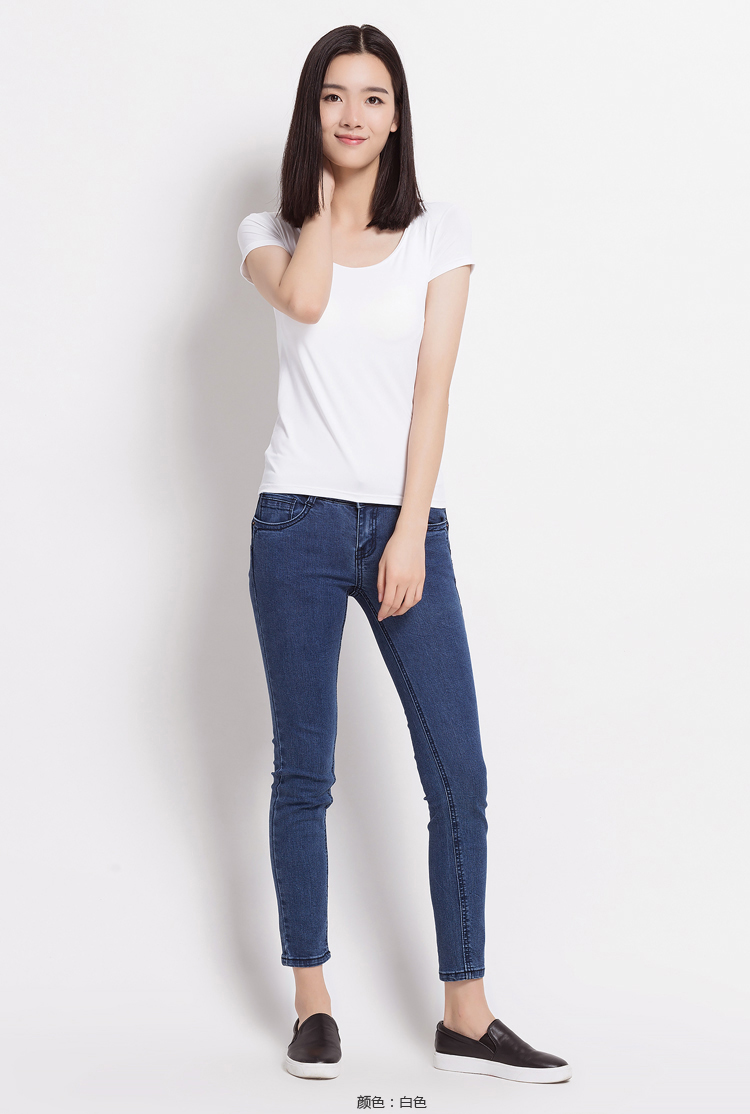 Miễn phí mặc áo ngực với áo lót cúp ngực một áo thun ngắn tay áo vest bra-t không có vòng thép làm khô nhanh áo sơ mi chạm đáy áo sát nách nữ