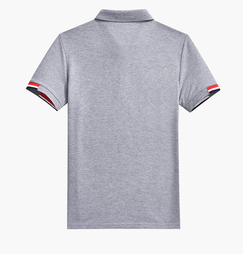 Áo sơ mi cộc tay nam Cartier mùa hè nam mới ve áo giản dị Slim áo thun ngắn tay nam polo áo