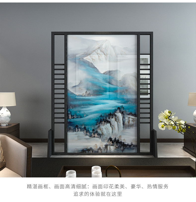 Trung Quốc màn hình gỗ rắn phân vùng trang trí phòng khách khách sạn lối vào hiên bán trong suốt hàng rào rỗng màn hình [ủng hộ] - Màn hình / Cửa sổ vách gỗ trang trí phòng khách