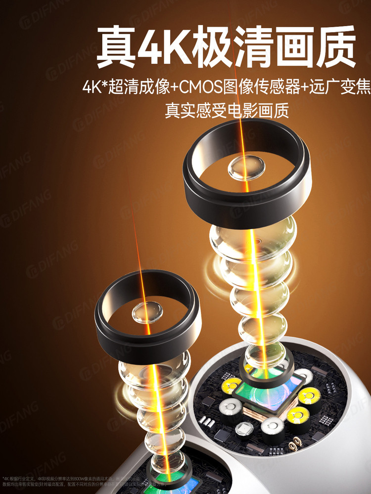 Wireless Camera 360-Degree Mobile Phone Remote Monitoring Home Use No Blind Spots High-Definition Night Vision Home Indoor Photography 4g