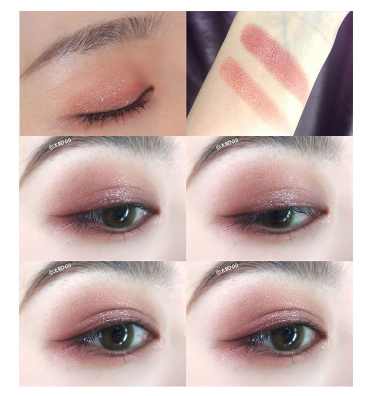 NARAS vẽ ánh sáng đơn sắc bóng mắt nàng tiên cá ji pingping bên của năm rượu đậu đỏ ấm sivanna colors phấn mắt