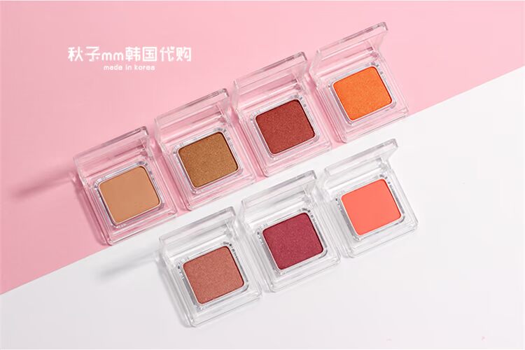 Mua hai trừ 5 Hàn Quốc unny đơn sắc phấn mắt mờ trang điểm nude không bị nhòe rượu vang đỏ đất màu đào bảng phấn mắt coco venus
